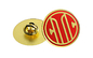 Китай Круговыми античными конструированные логотипы Пин металла золота изготовленными на заказ впрыснутые значками экспортер