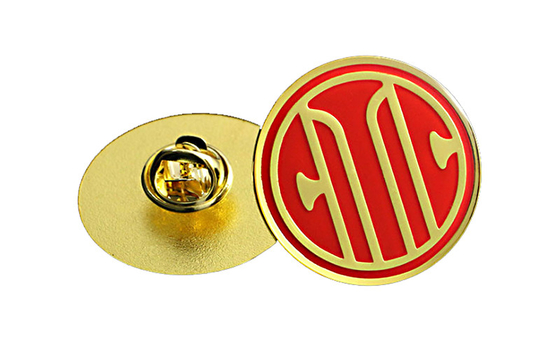 Китай Круговыми античными конструированные логотипы Пин металла золота изготовленными на заказ впрыснутые значками завод